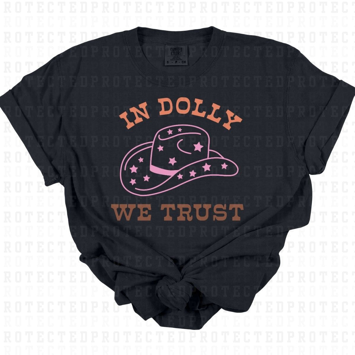 IN DOLLY WE TRUST - DTF TRANSFER