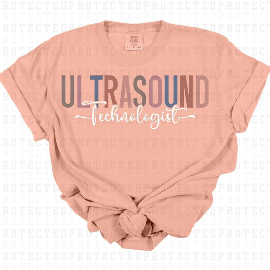 ULTRASOUND TECHNOLOGIST *WHITE TEXT* - DTF TRANSFER