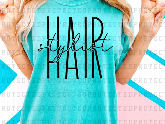 HAIR STYLIST *SINGLE COLOR* - DTF TRANSFER