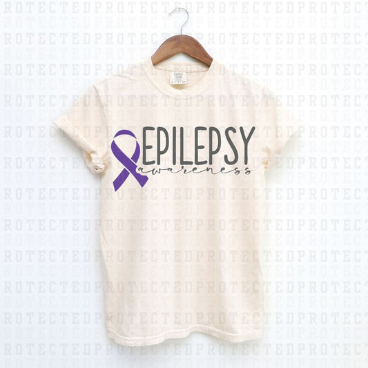 EPILEPSY AWARENESS RIBBON - DTF TRANSFER