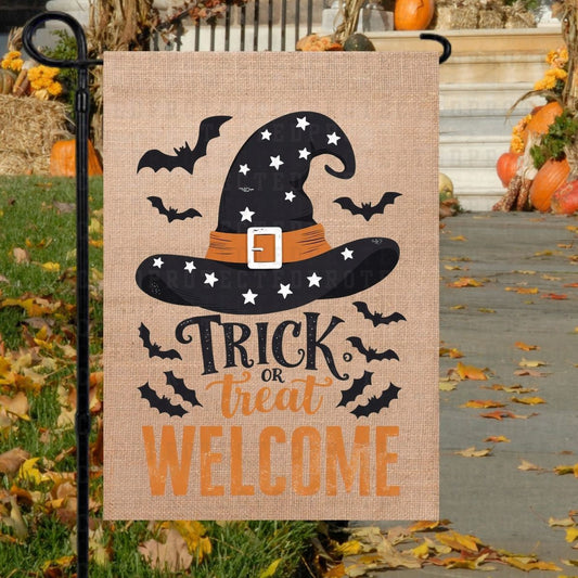 TRICK OR TREAT WELCOME - DTF TRANSFER