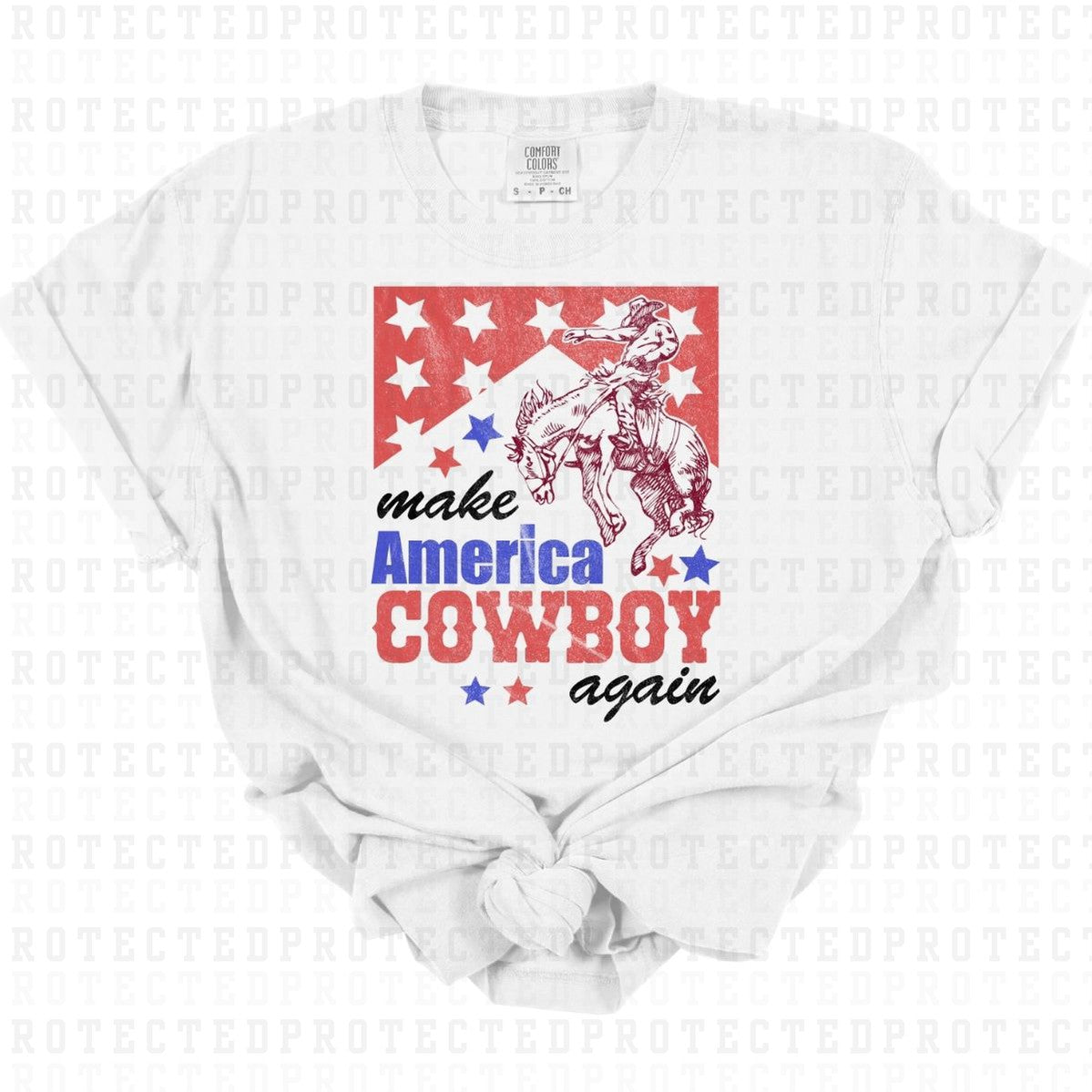 MAKE AMERICA COWBOY AGAIN - DTF TRANSFER