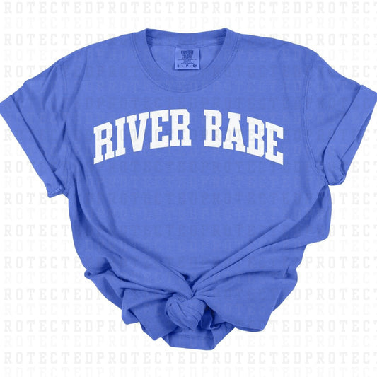 RIVER BABE *WHITE - SINGLE COLOR* - DTF TRANSFER