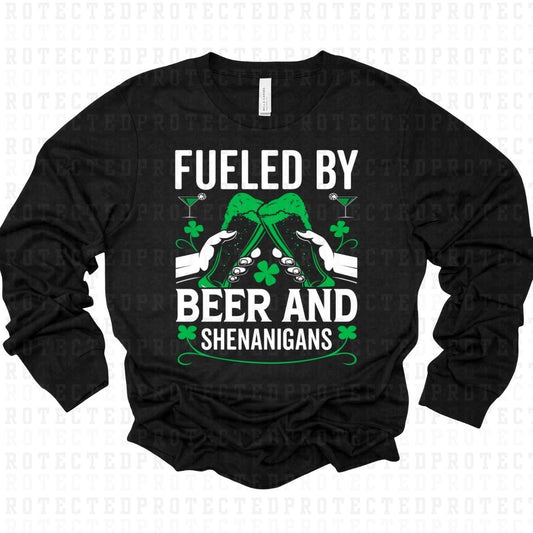 FUELED BY BEER AND SHENANIGANS - DTF TRANSFER