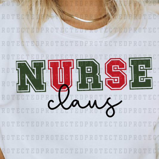 NURSE CLAUS - DTF TRANSFER