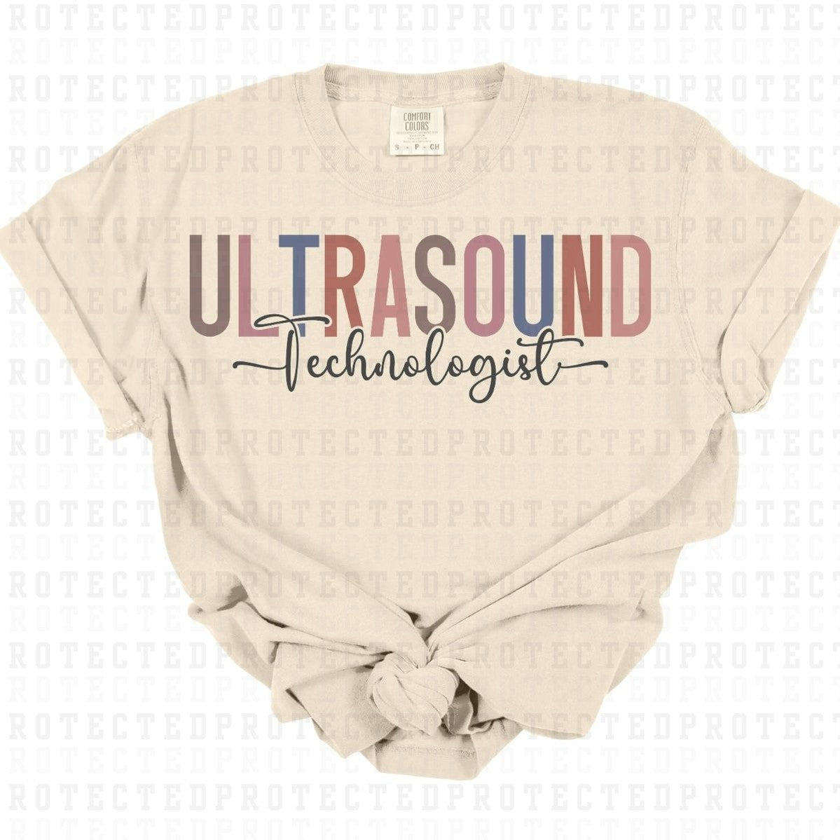 ULTRASOUND TECHNOLOGIST *BLACK TEXT* - DTF TRANSFER