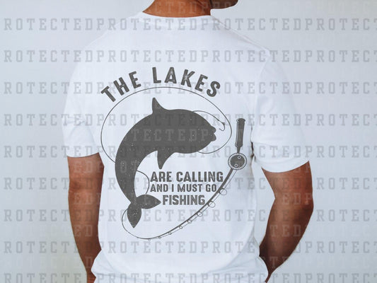 THE LAKES ARE CALLING *SINGLE COLOR* - DTF TRANSFER