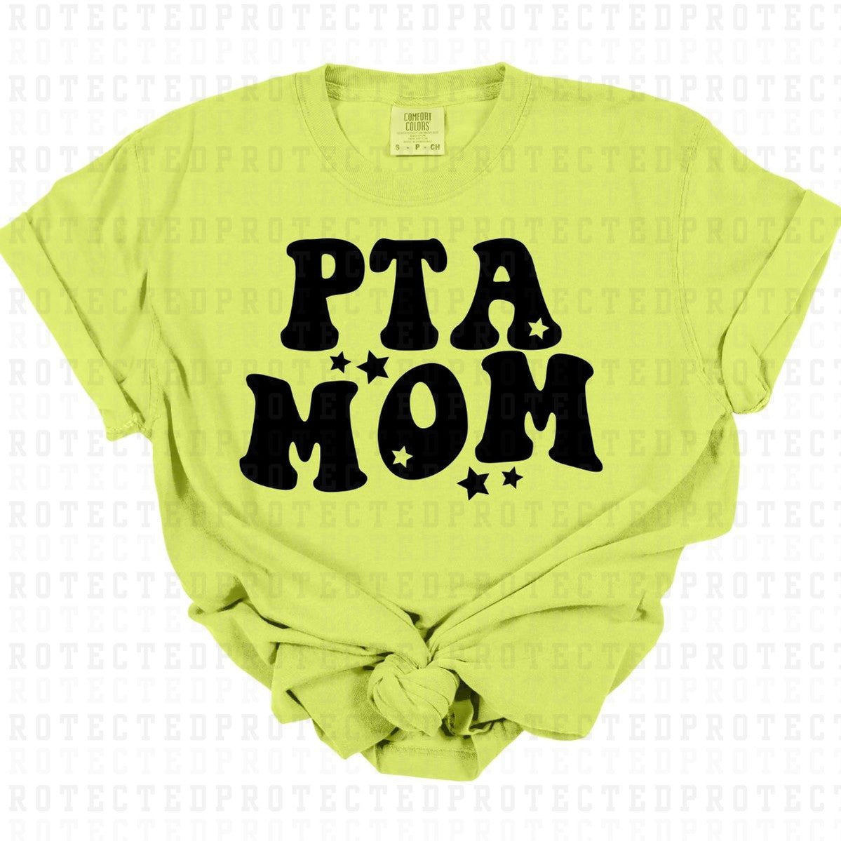 PTA MOM *SINGLE COLOR* - DTF TRANSFER