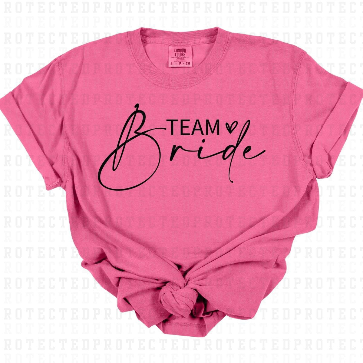 TEAM BRIDE *SINGLE COLOR* - DTF TRANSFER