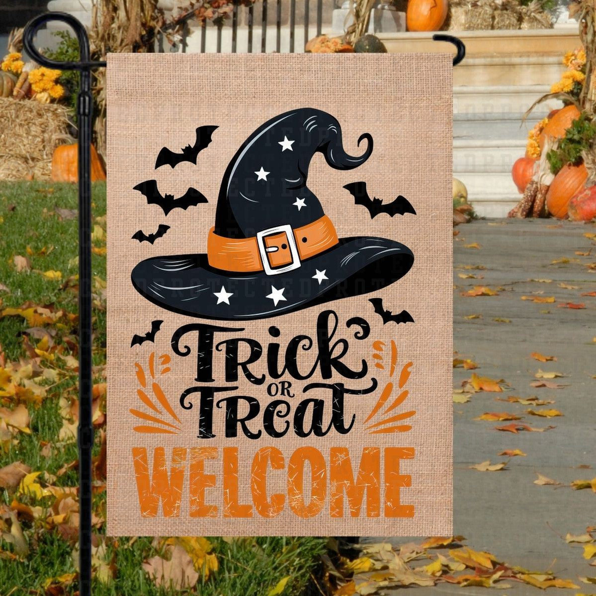 TRICK OR TREAT WELCOME - DTF TRANSFER