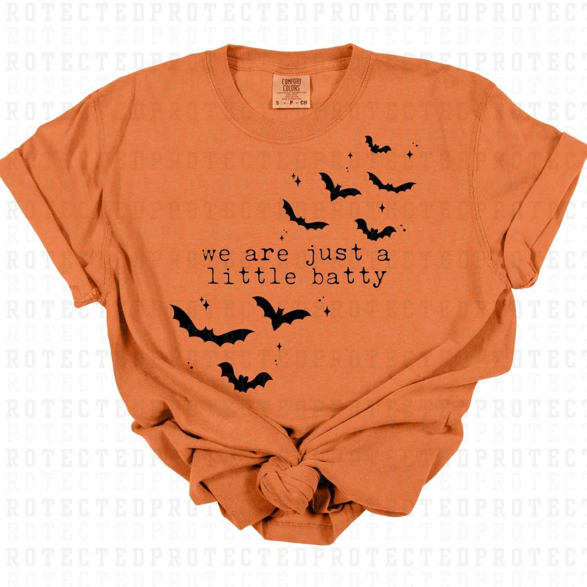 JUST A LITTLE BATTY *SINGLE COLOR* - DTF TRANSFER