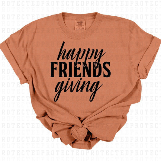 HAPPY FRIENDSGIVING *SINGLE COLOR* - DTF TRANSFER