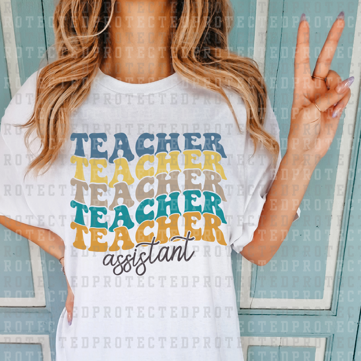 TEACHER 5X ASSISTANT - DTF TRANSFER