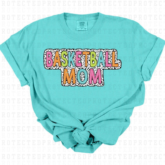 BASKETBALL MOM *W/GRUNGE* - DTF TRANSFER