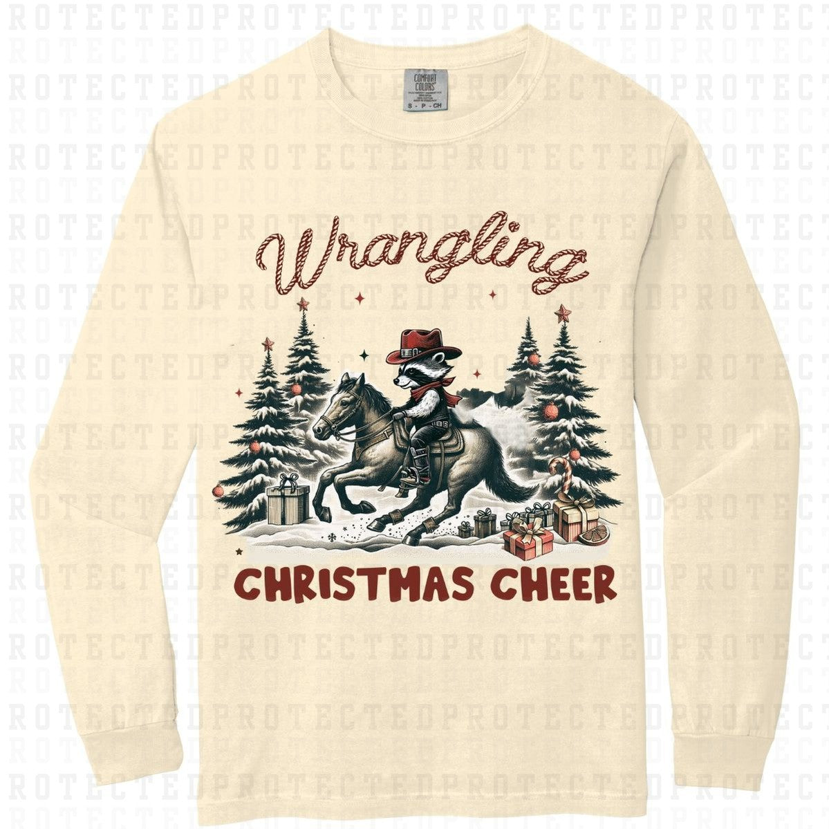 WRANGLING CHRISTMAS TREE - DTF TRANSFER