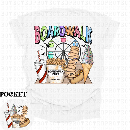 BOARDWALK (POCKET/BACK) - DTF TRANSFER