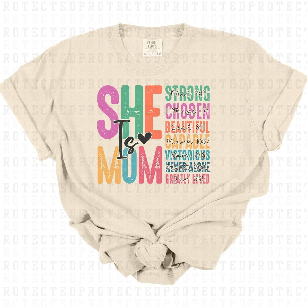 SHE IS MOM - DTF TRANSFER