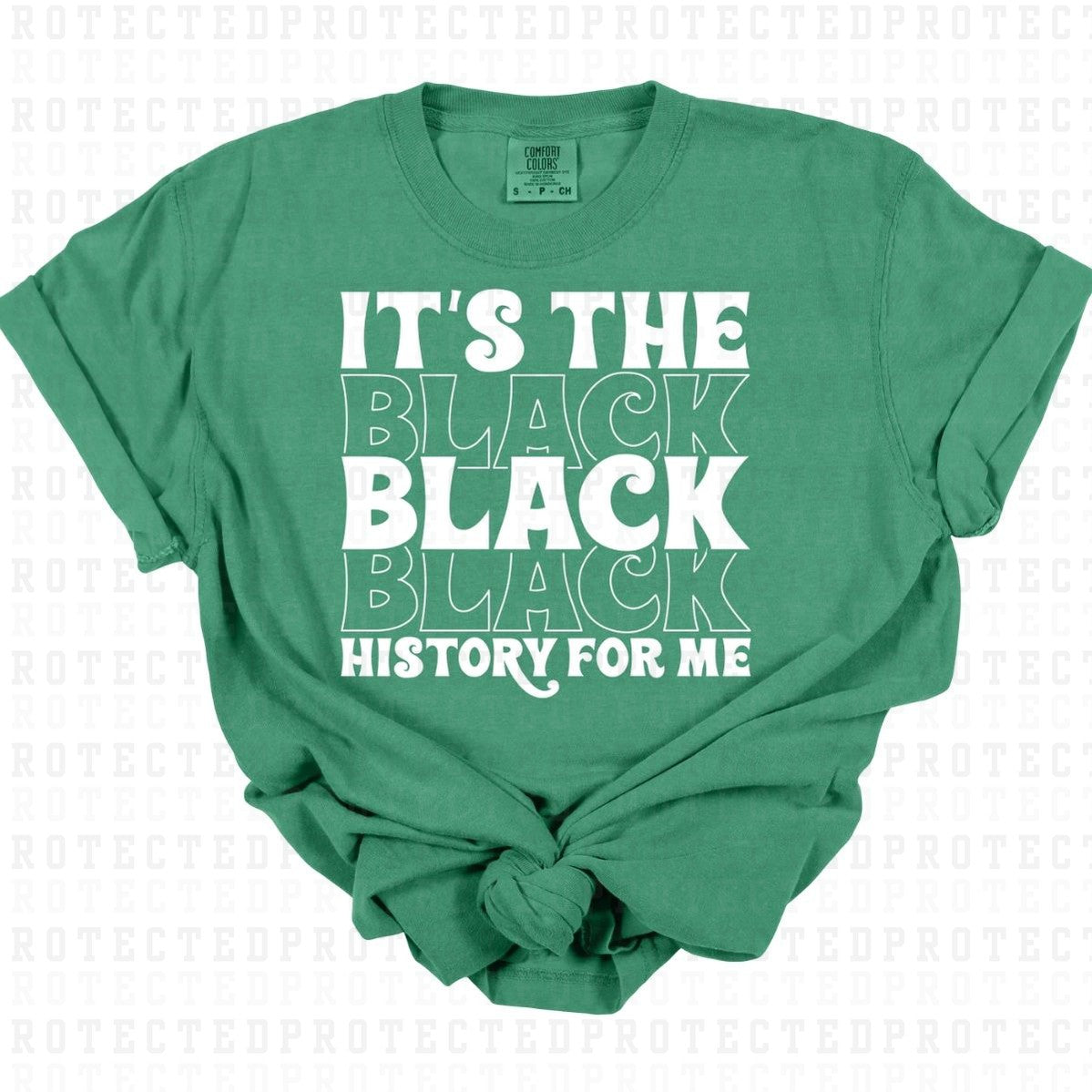 ITS THE BLACK HISTORY FOR ME *SINGLE COLOR* - DTF TRANSFER