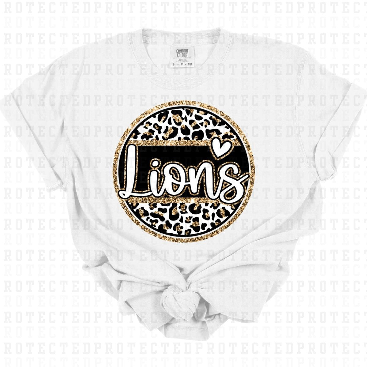 LIONS *FAUX SEQUIN* - DTF TRANSFER