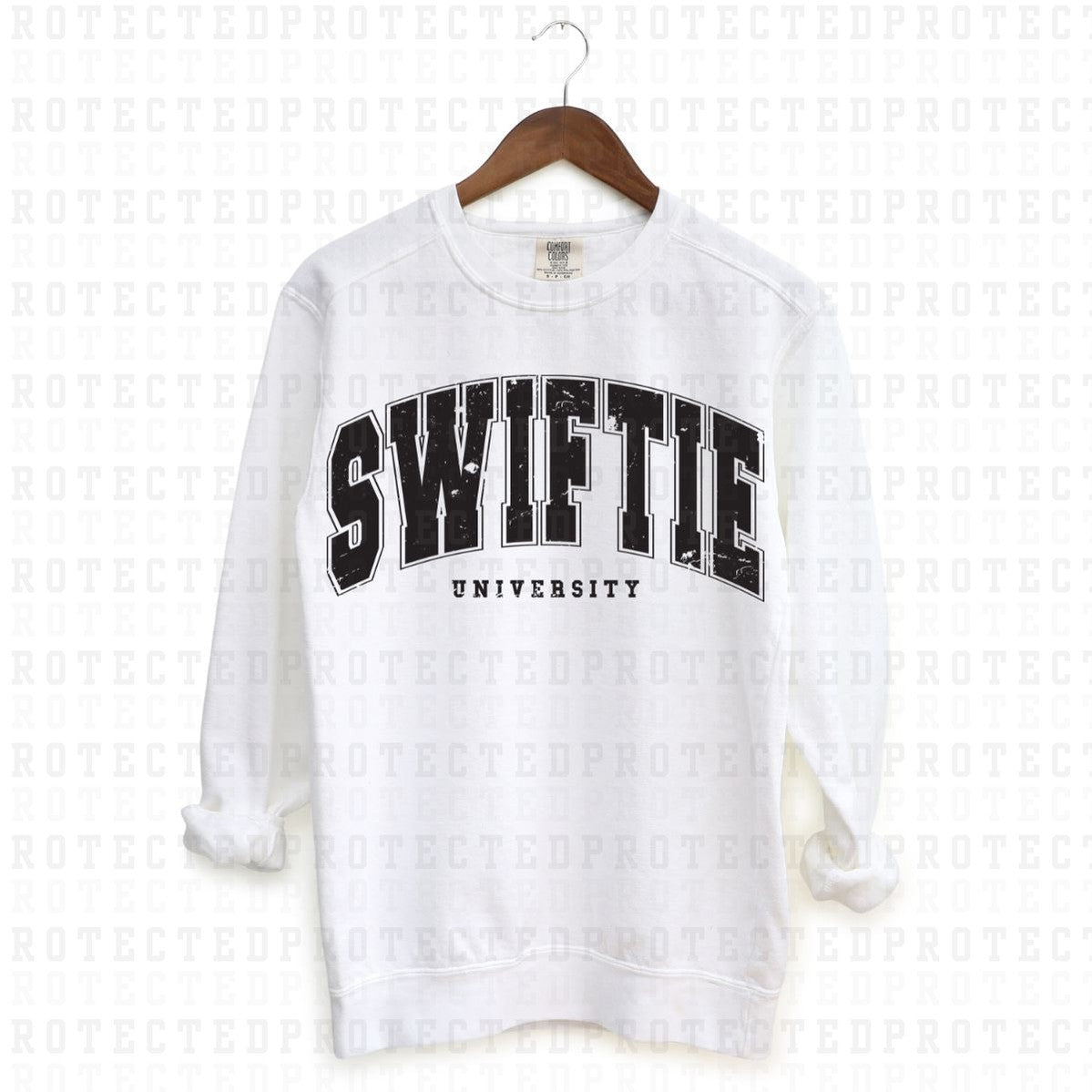 SWIFTIE UNIVERSITY W/ GRUNGE *TAYLOR SWIFT* - DTF TRANSFER