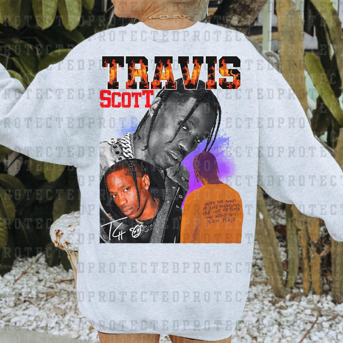 TRAVIS SCOTT - DTF TRANSFER