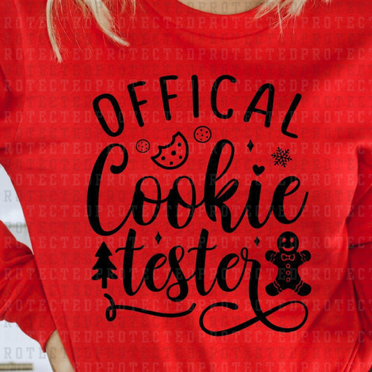 OFFICAL COOKIE TESTER *SINGLE COLOR* - DTF TRANSFER