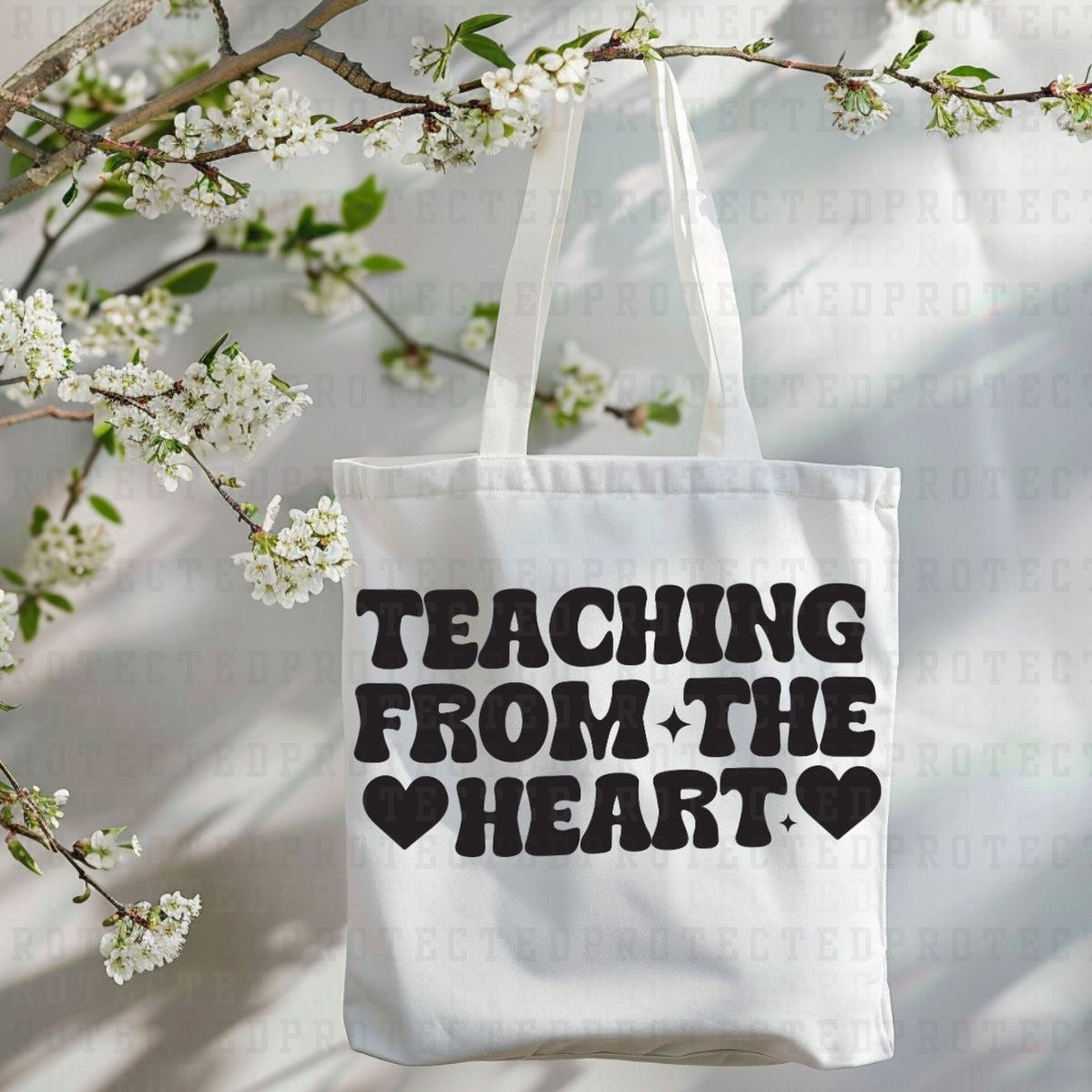 TEACHING FROM THE HEART *SINGLE COLOR* - DTF TRANSFER