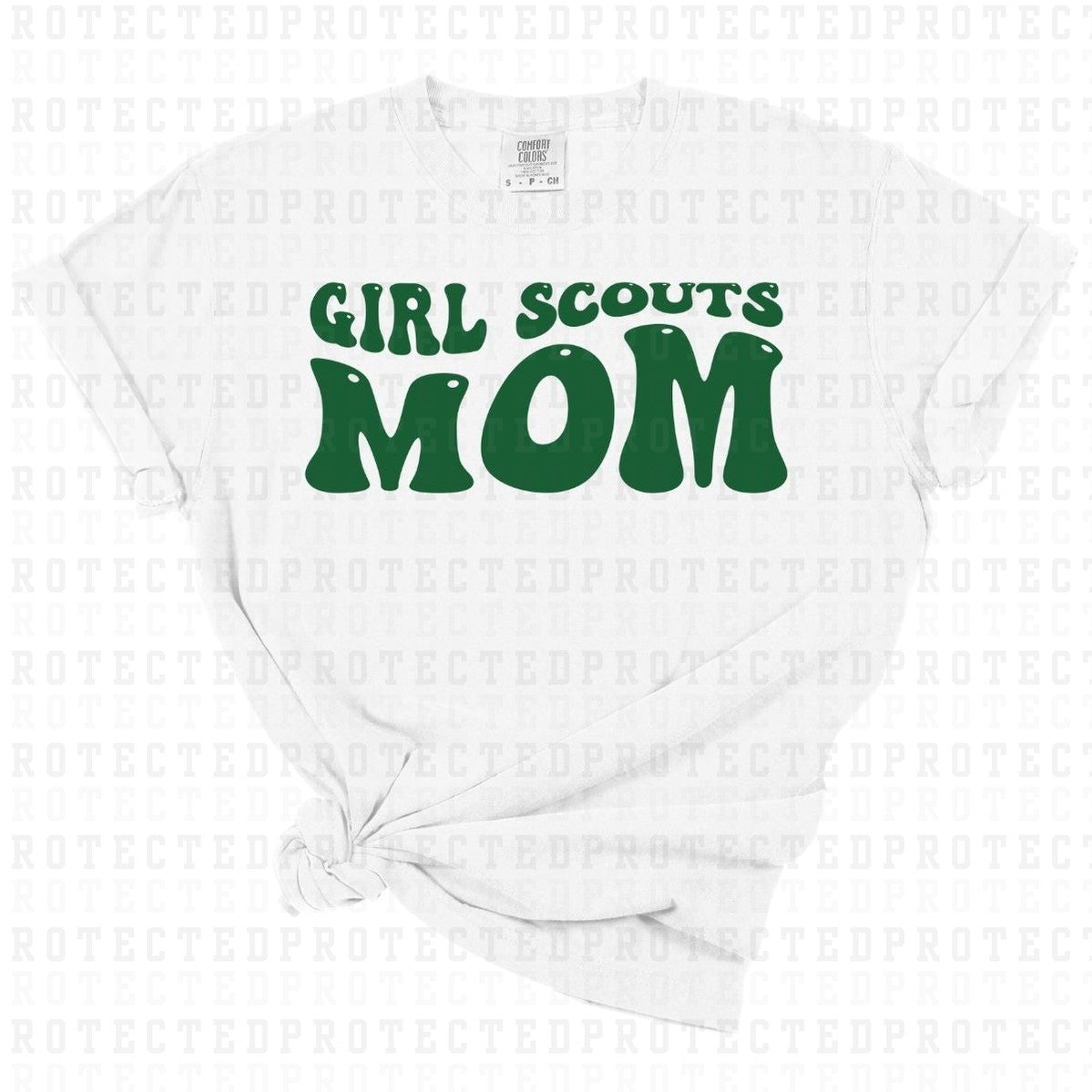 GIRL SCOUTS MOM *SINGLE COLOR* - DTF TRANSFER