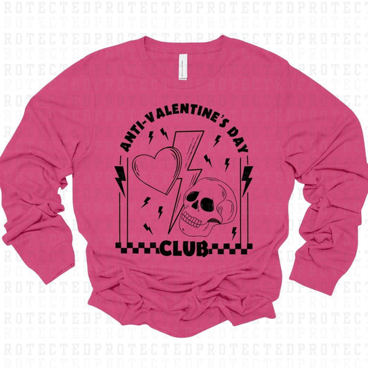 ANTI VALENTINES DAY CLUB *SINGLE COLOR* - DTF TRANSFER