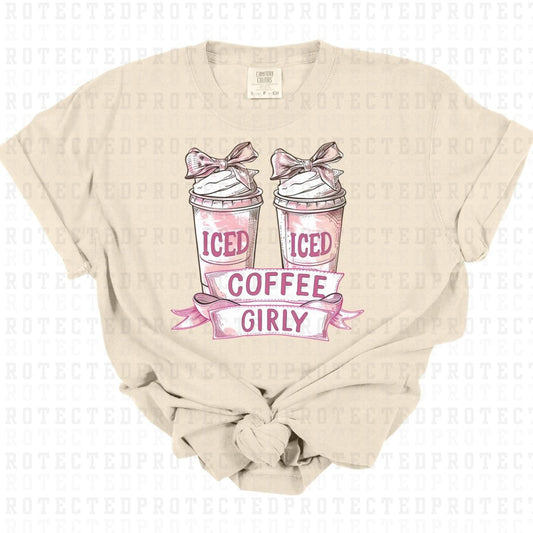 COQUETTE ICED COFFEE GIRLY - DTF TRANSFER
