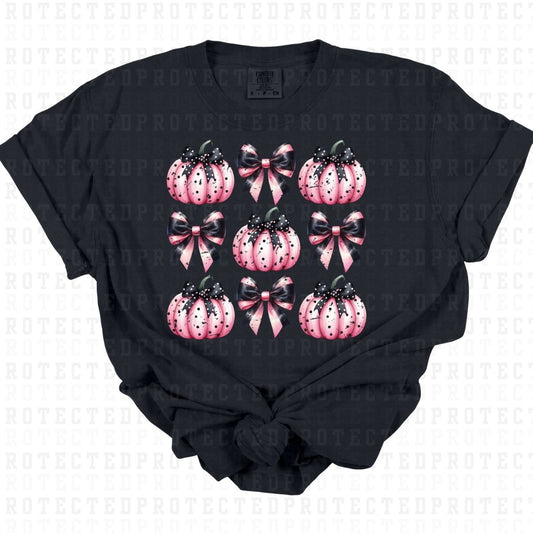 COQUETTE BOWS & PUMPKINS *GRUNGE* - DTF TRANSFER