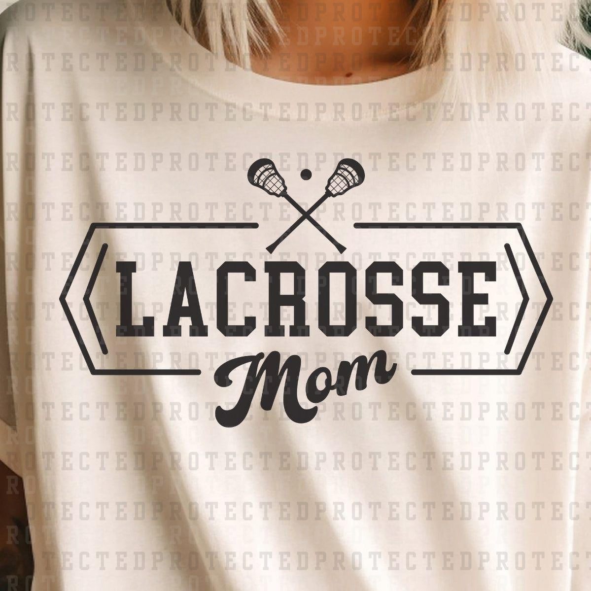 LACROSSE MOM *SINGLE COLOR* - DTF TRANSFER