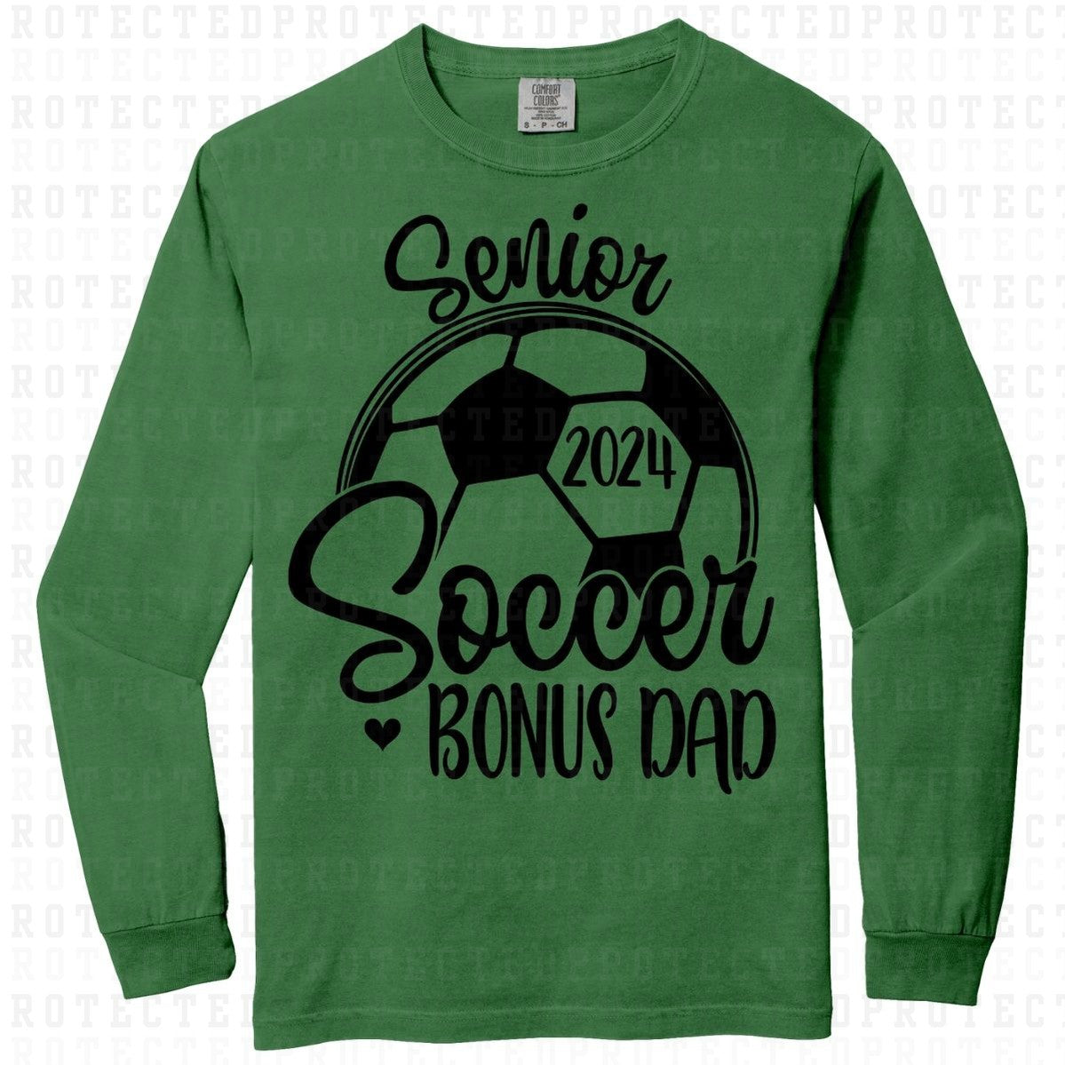 BONUS DAD SENIOR 2024 SOCCER *SINGLE COLOR* - DTF TRANSFER