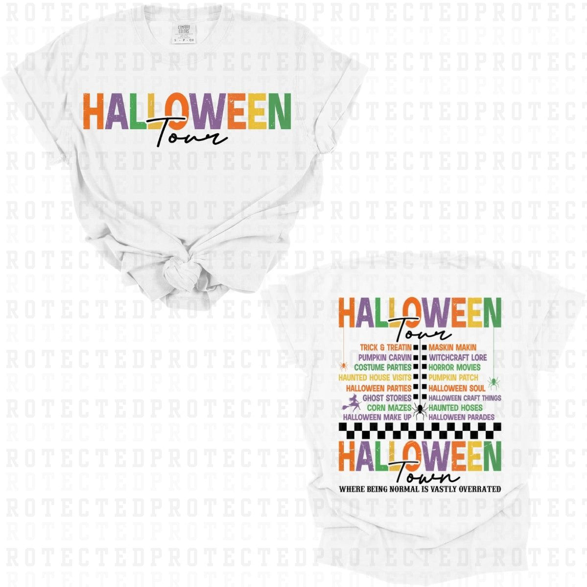 HALLOWEEN TOUR (FULL FRONT/FULL BACK)