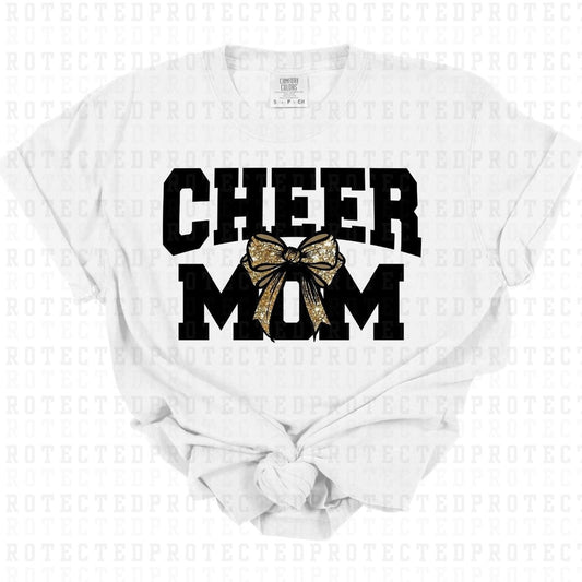 COQUETTE CHEER MOM *FAUX SEQUIN* - DTF TRANSFER