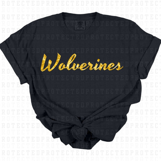 WOLVERINES *FAUX SEQUIN* - DTF TRANSFER