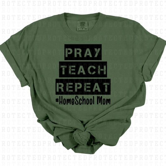 #HOMESCHOOLMOM *SINGLE COLOR* - DTF TRANSFER