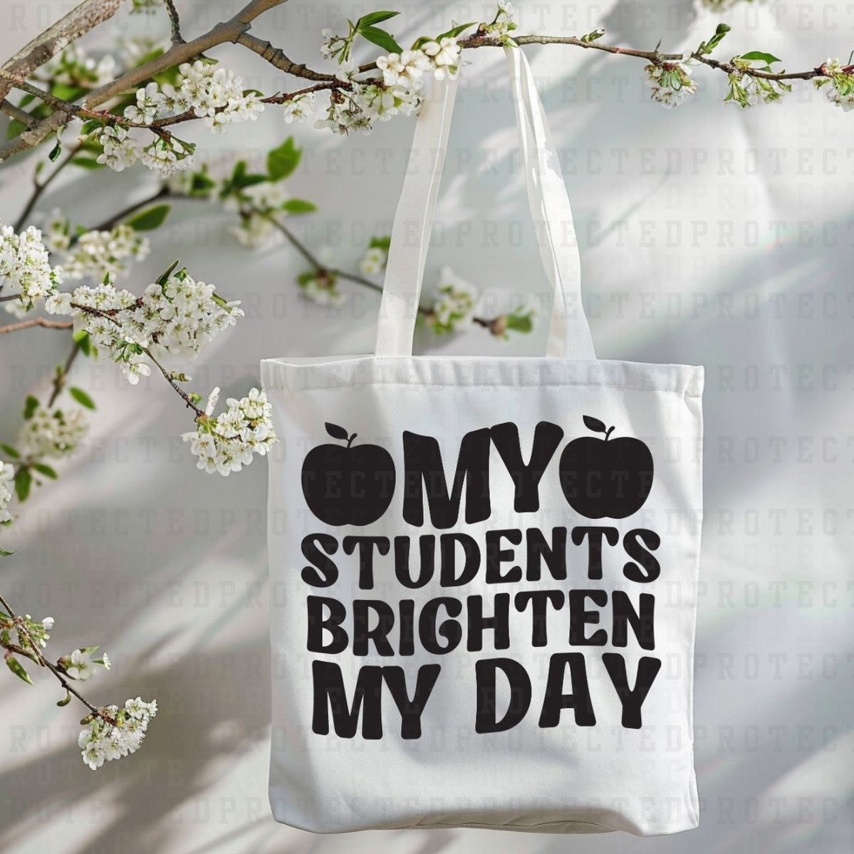 MY STUDENTS BRIGHTEN MY DAY *SINGLE COLOR* - DTF TRANSFER