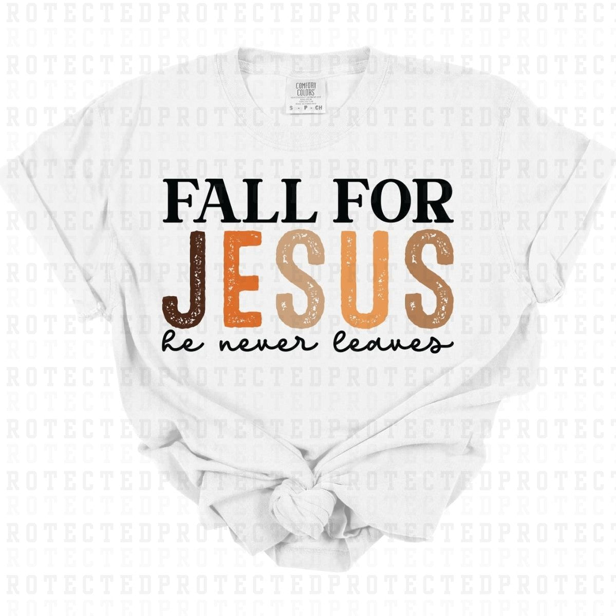 FALL FOR JESUS - DTF TRANSFER