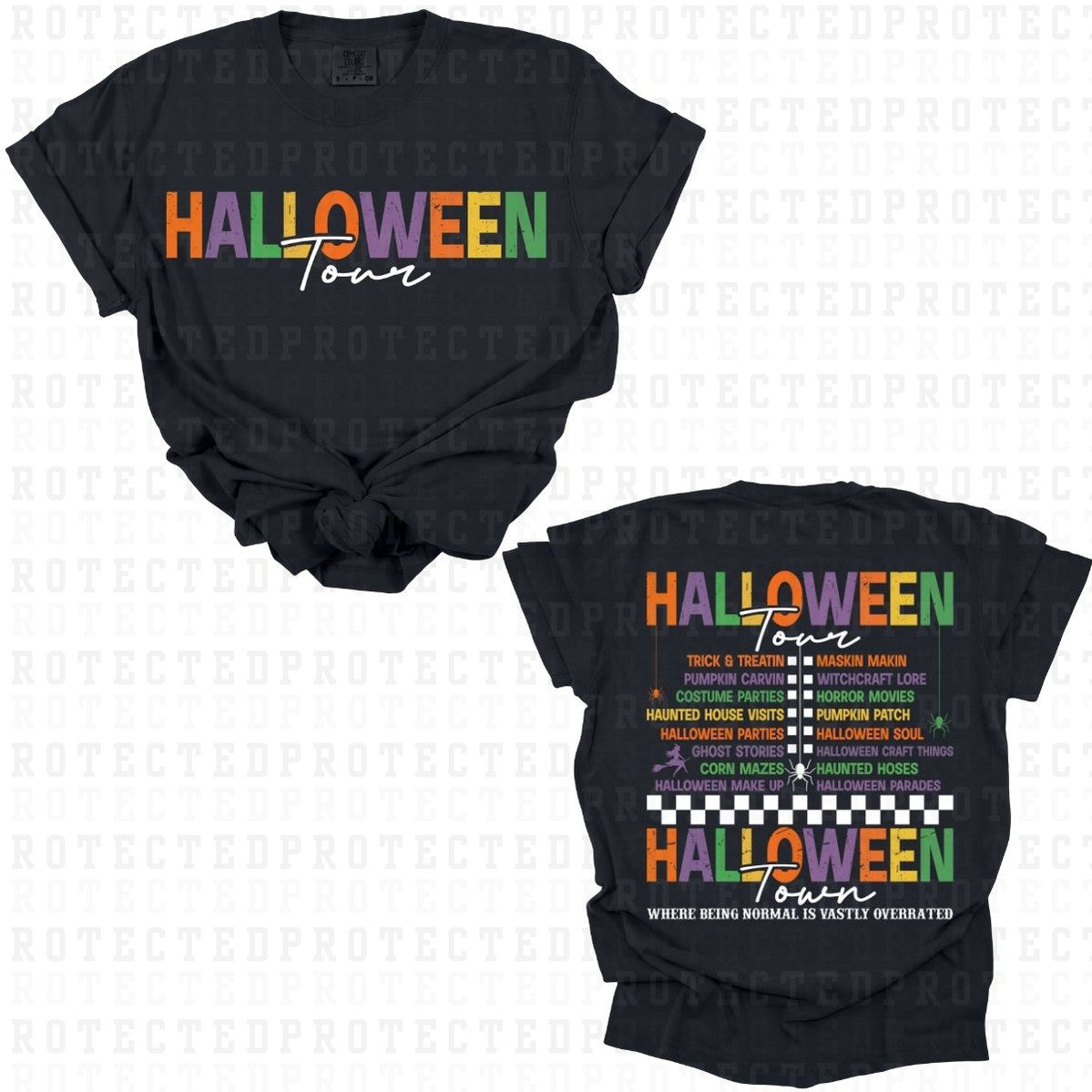 HALLOWEEN TOUR (FULL FRONT/FULL BACK)