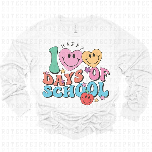 HAPPY 100 DAYS OF SCHOOL - DTF TRANSFER