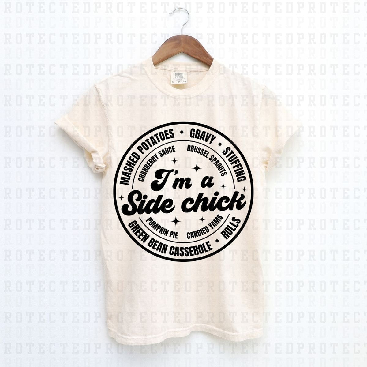 IM A SIDE CHICK *SINGLE COLOR* - DTF TRANSFER