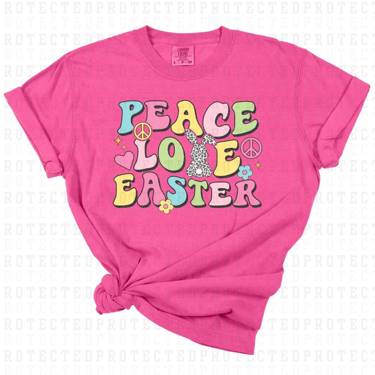 PEACE LOVE EASTER - DTF TRANSFER