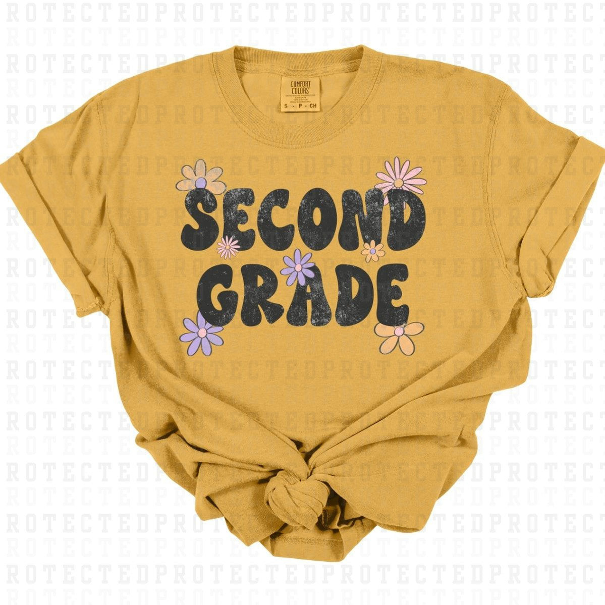 SECOND GRADE *GRUNGE* - DTF TRANSFER