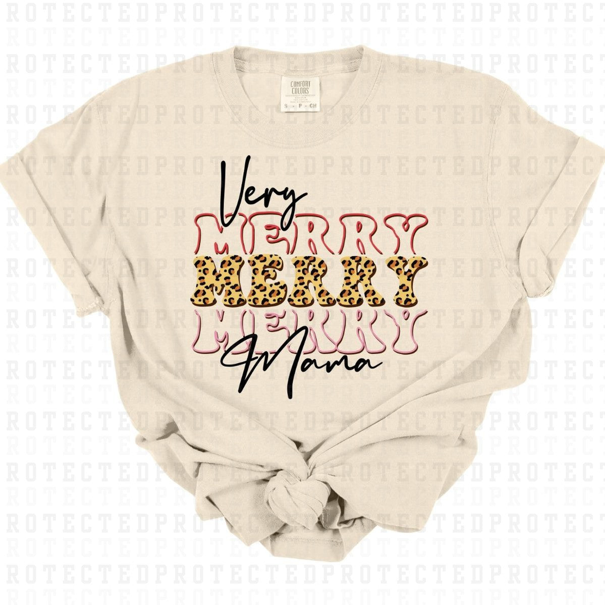 VERY MERRY MAMA - DTF TRANSFER