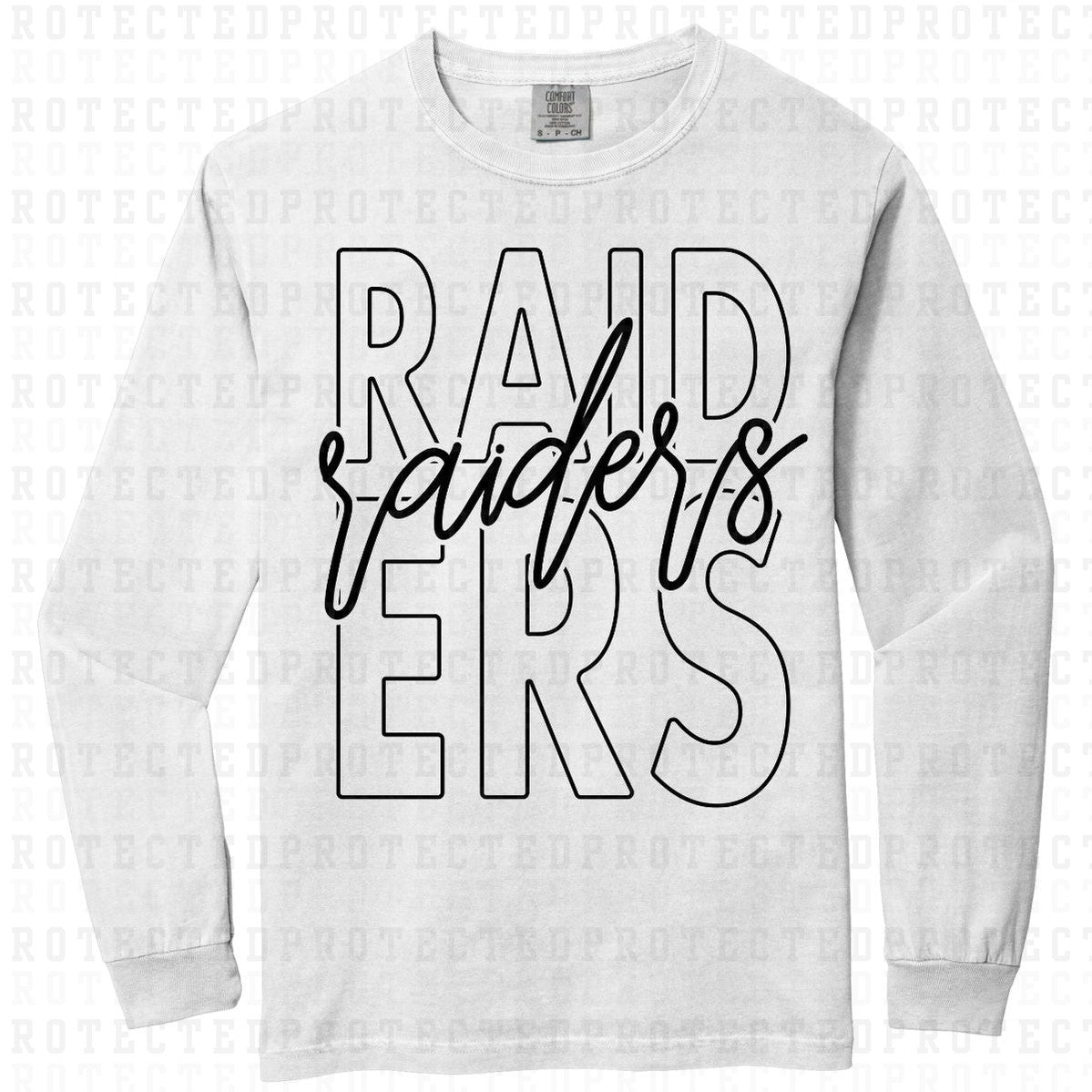 RAIDERS *SINGLE COLOR* - DTF TRANSFER