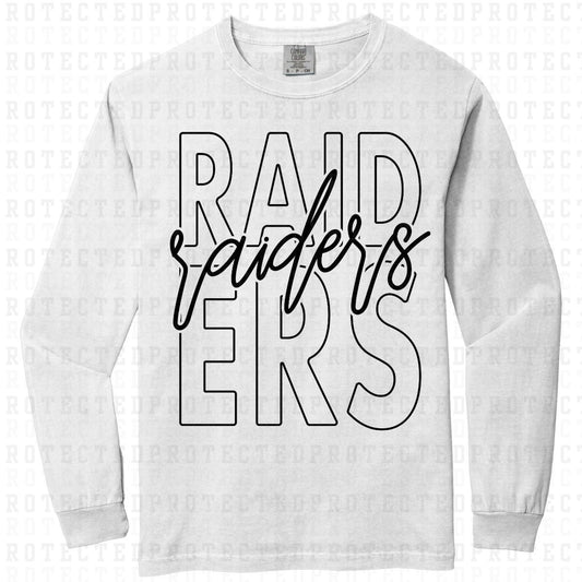 RAIDERS *SINGLE COLOR* - DTF TRANSFER