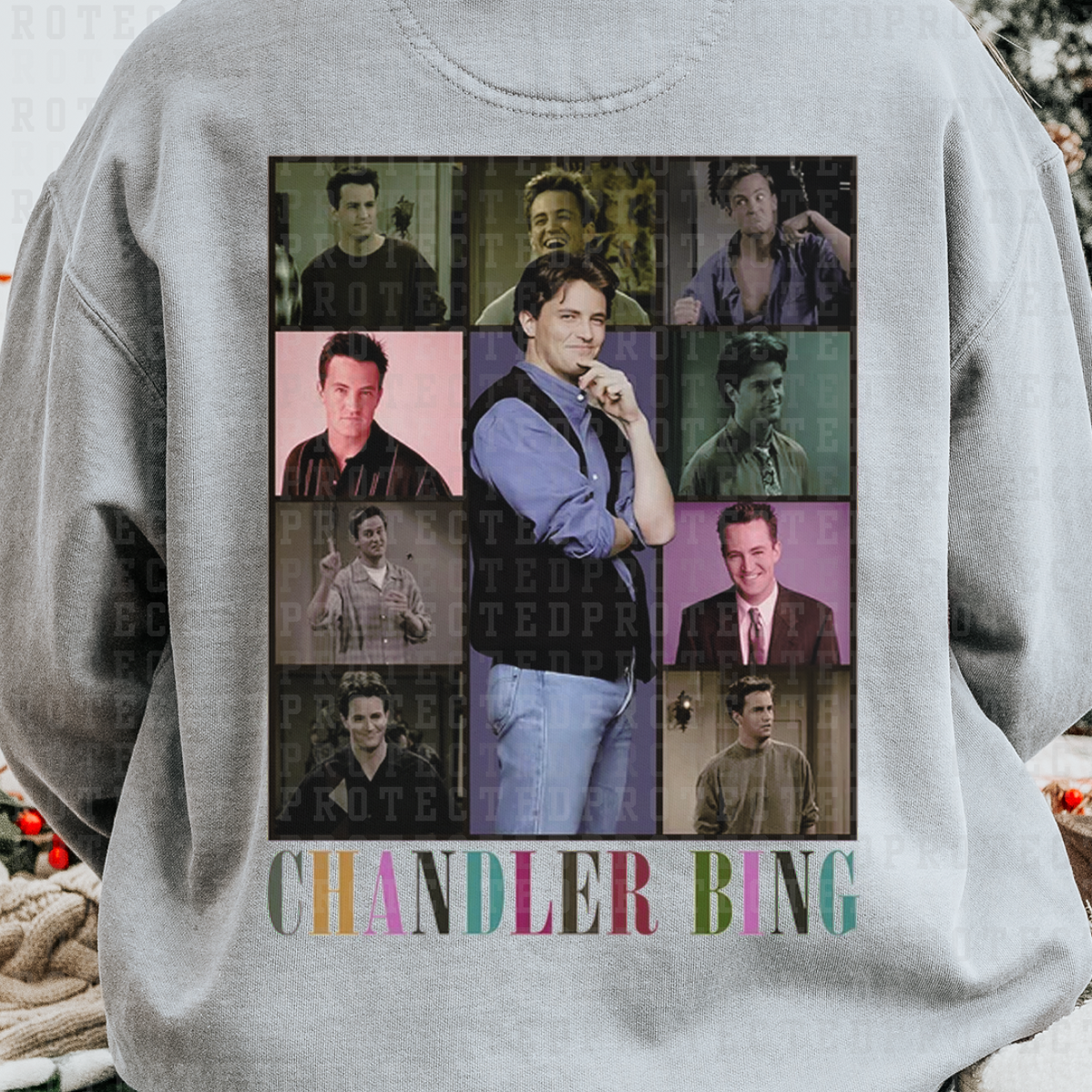 CHANDLER BING SQUARES - DTF TRANSFER