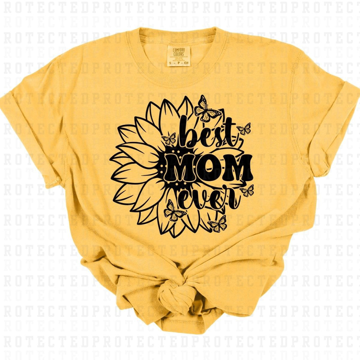 BEST MOM EVER *SINGLE COLOR* - DTF TRANSFER