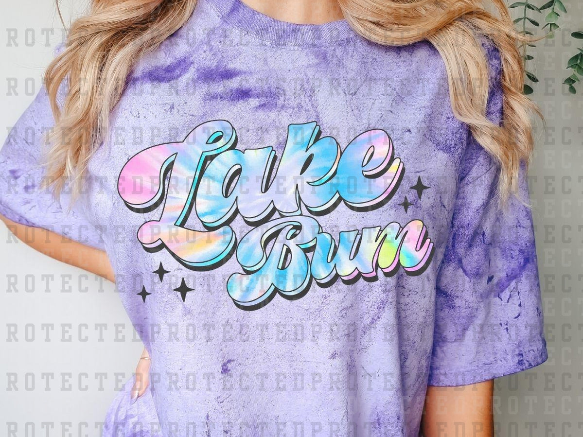 LAKE BUM TIE-DYE - DTF TRANSFERS